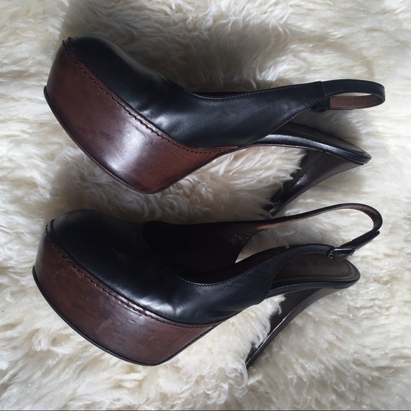 MARNI Sligback Platform Heels Sieze 38 - Picture 13 of 14